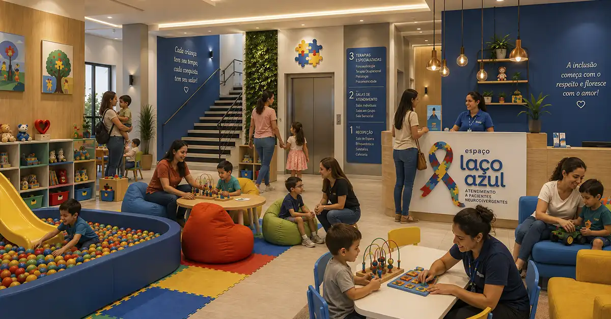 Espaço Laço Azul, Creche Azul e Espaço Família em Paulínia